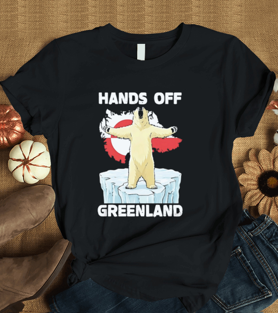 Hands Off Greenland Polar Bear On Iceberg T-Shirt
