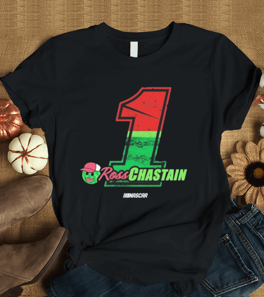 Ross Chastain Melon Man 1 NASCAR Racing Fan Merch T-Shirt