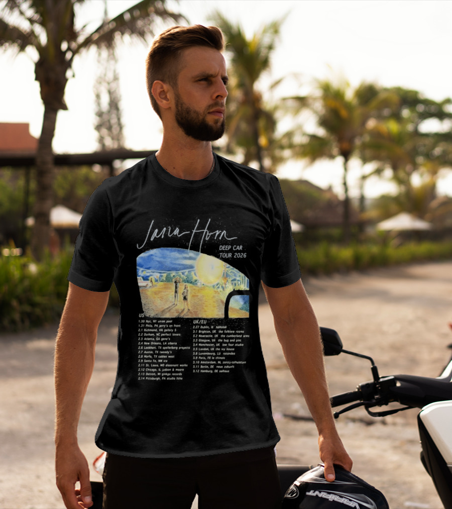 Jana Horn Deep Car Tour 2026 Dates Texas Sun T-Shirt