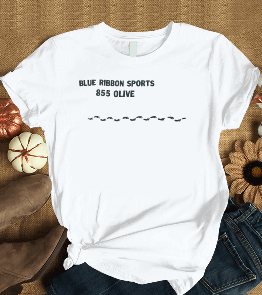 Blue Ribbon Sports 855 Olive Wave T-Shirt