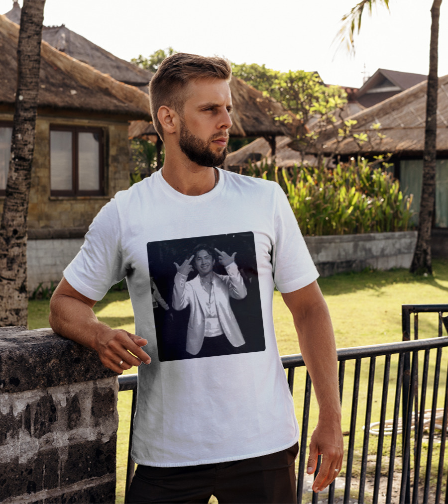 Hudson Williams Glambot Heated Rivalry Jacket Gesture T-Shirt