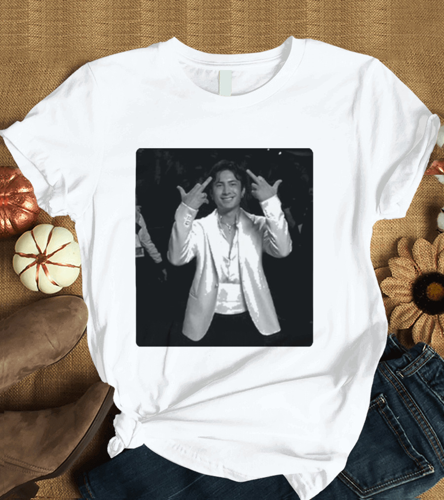 Hudson Williams Glambot Heated Rivalry Jacket Gesture T-Shirt