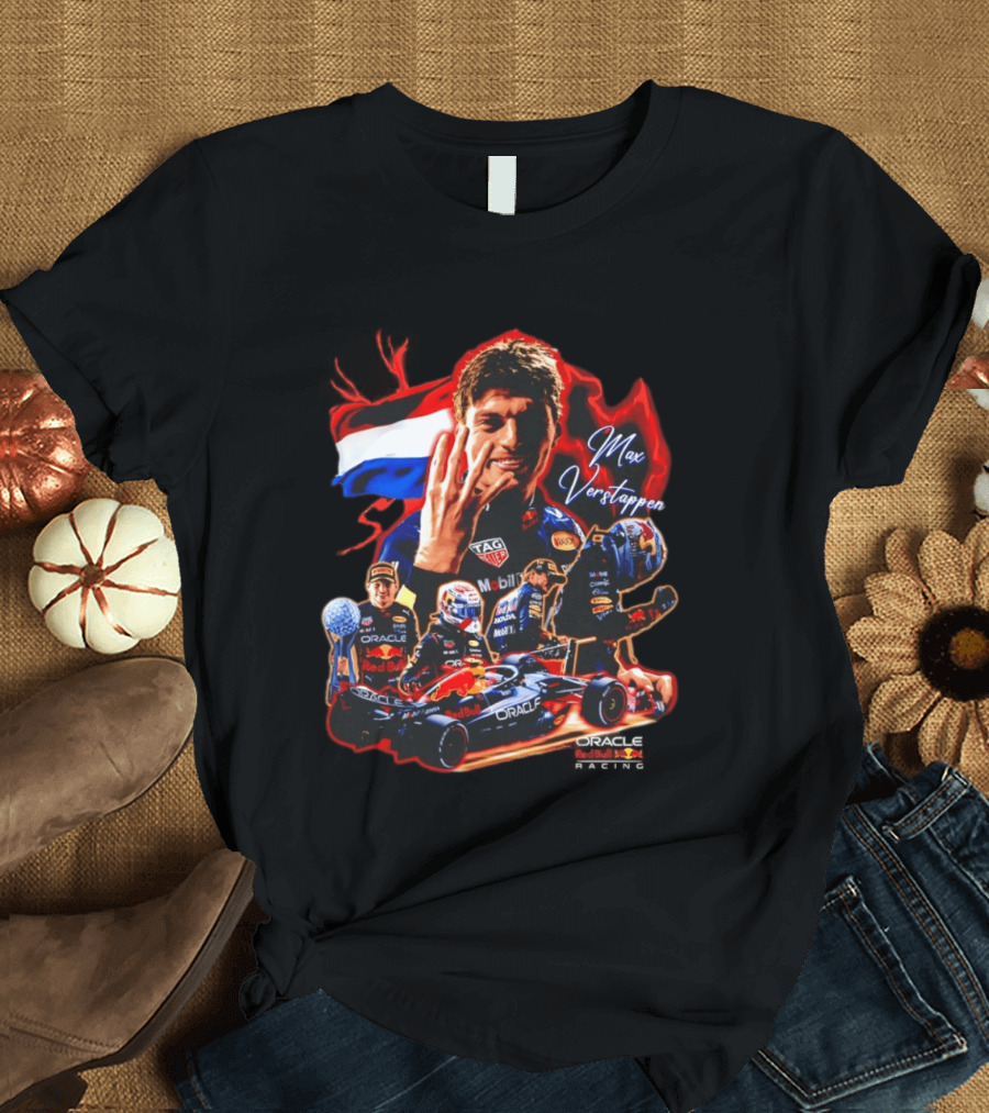 Max Verstappen Oracle Racing Mobile Netherlands Formula One T-Shirt
