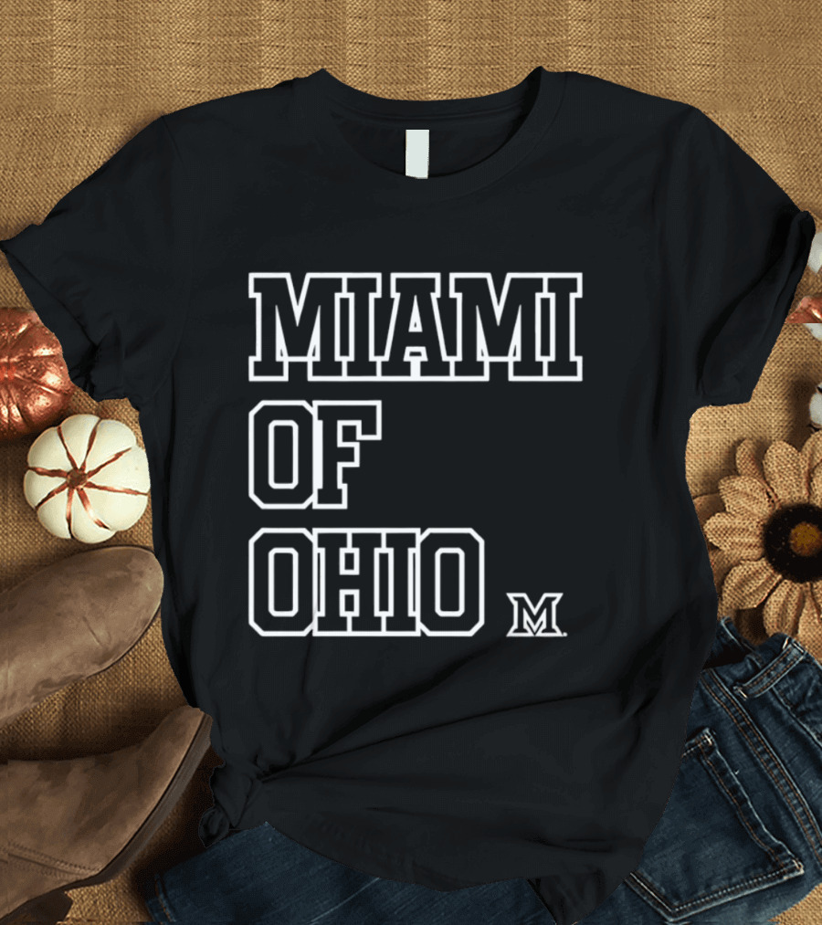 Miami RedHawks Miami Of Ohio M Logo XXL T-Shirt