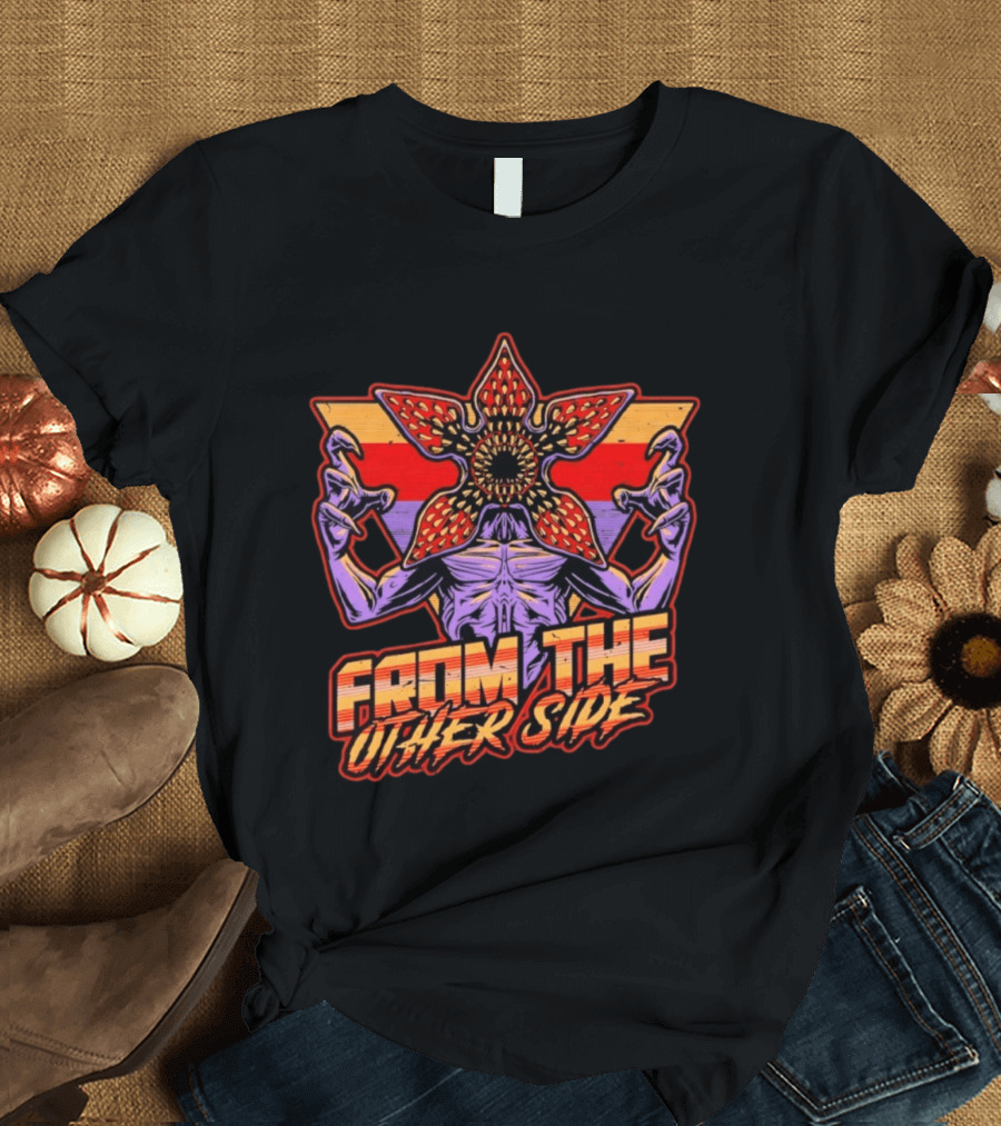 From The Other Side Dimensional Monster Vaporwave T-Shirt