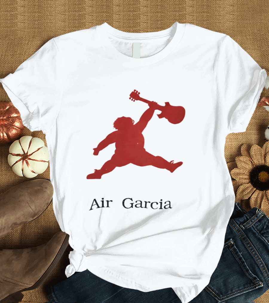 Air Garcia Jerry Garcia Silhouette Iconic Rock Legend T-Shirt