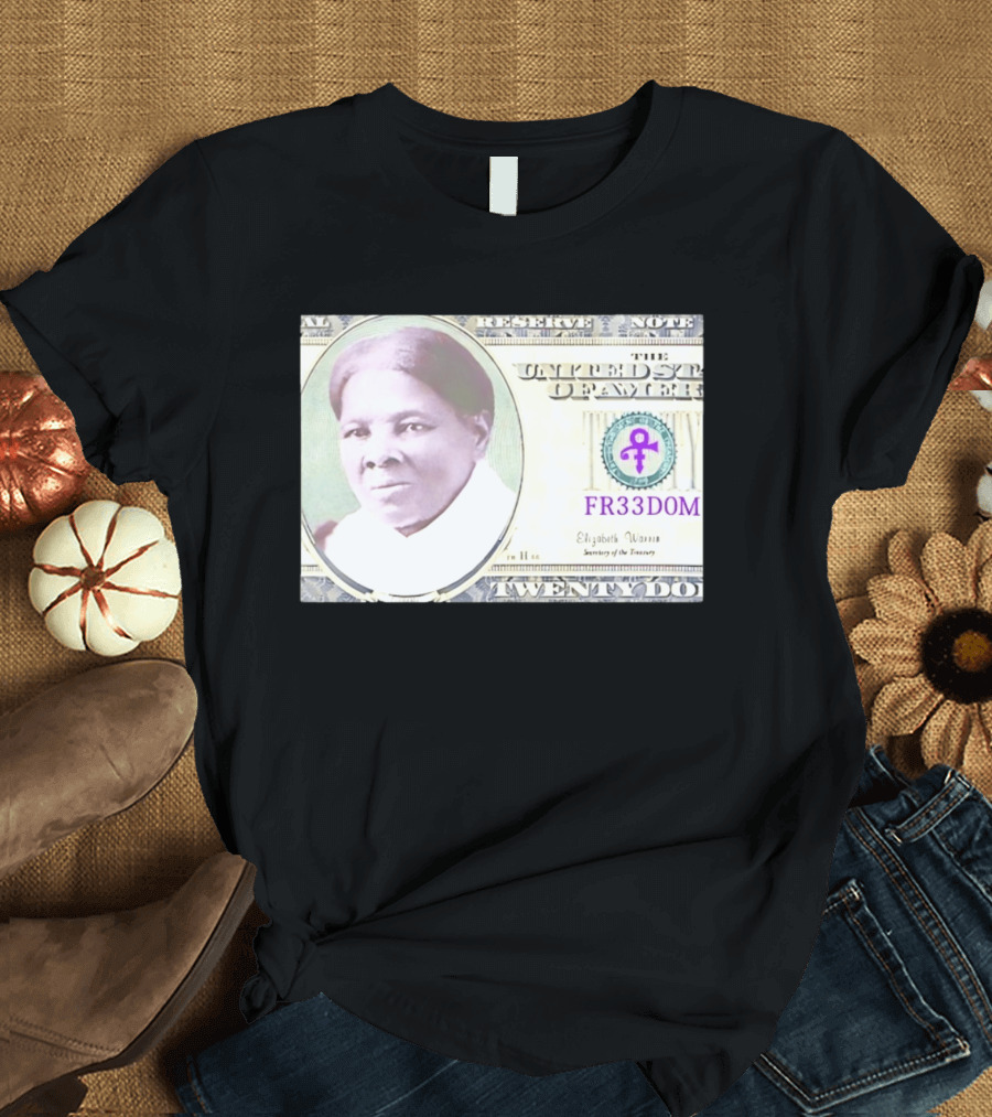 Harriet Tubman Twenty Dollar FR33DOM Note United States T-Shirt