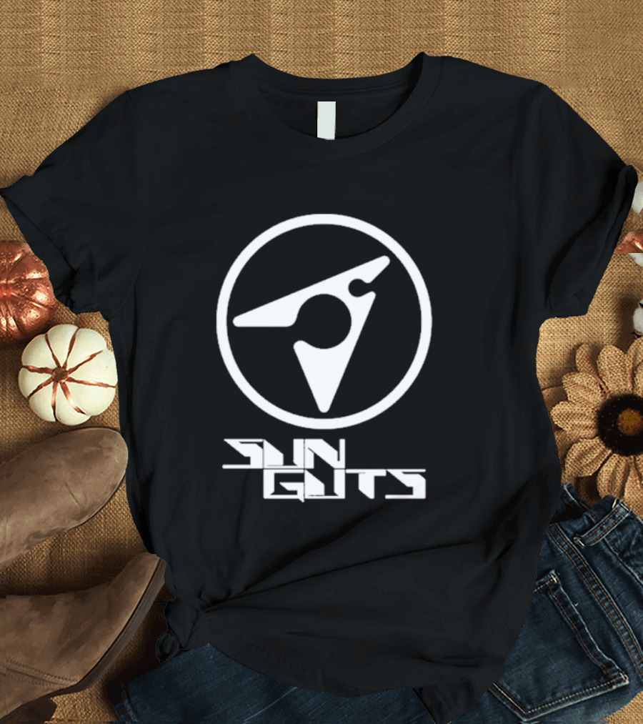 Sun Guts Circular Monogram T-Shirt
