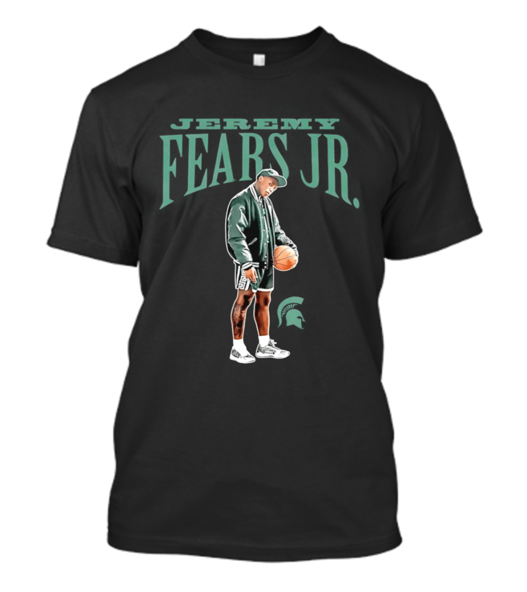 Michigan State Spartans Jeremy Fears Jr Basketball T-Shirt