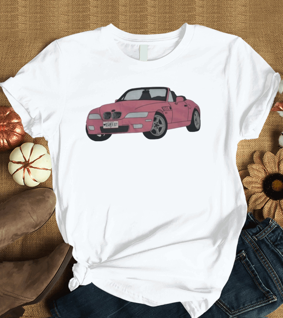 Convertible Pink BMW Z3 B3MER BOY T-Shirt