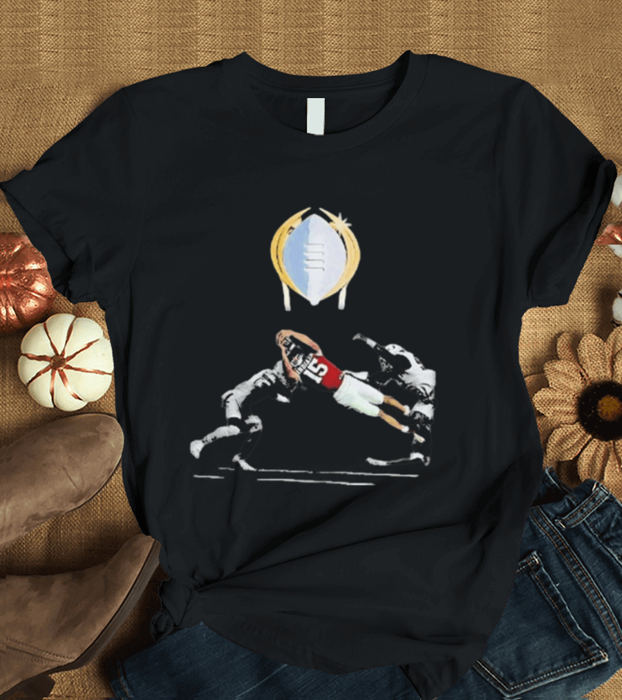 Fernando Mendoza Heisman Moment Football Leap Iconic Play T-Shirt