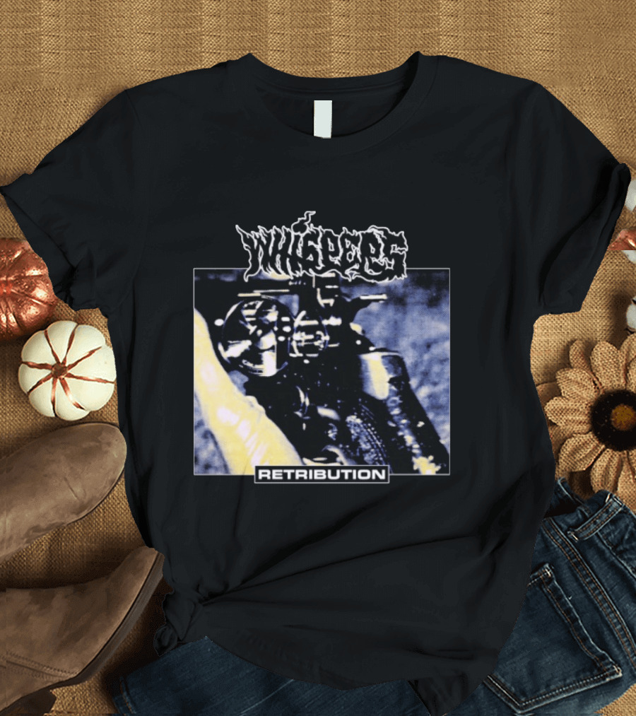 Whispers Retribution Motorcycle Engine T-Shirt