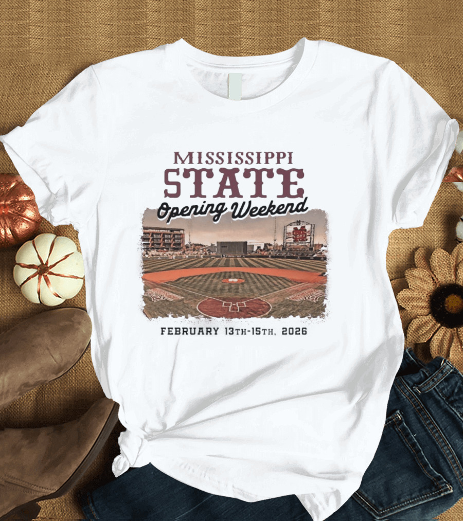 Mississippi State Opening Weekend February 13th 15th 2026 T-Shirt