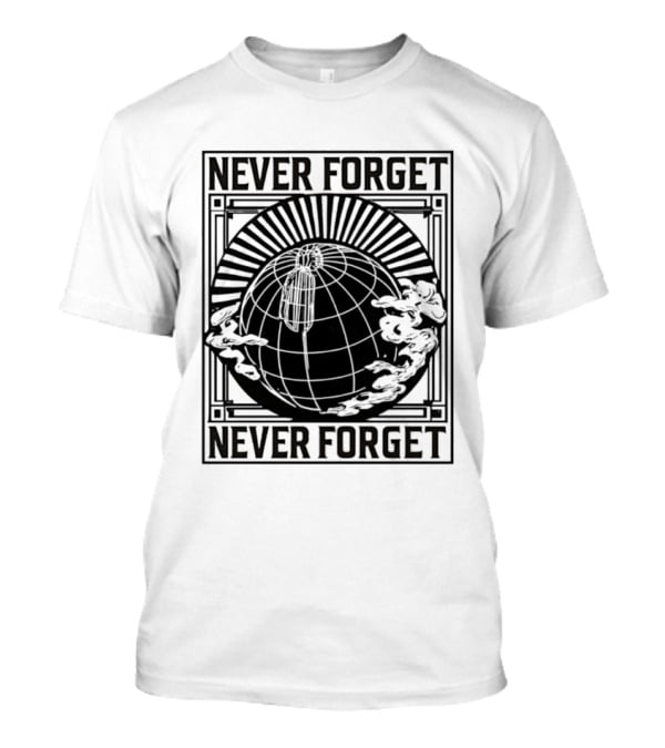 NEVER FORGET Nat Geo Globe SS T-Shirt