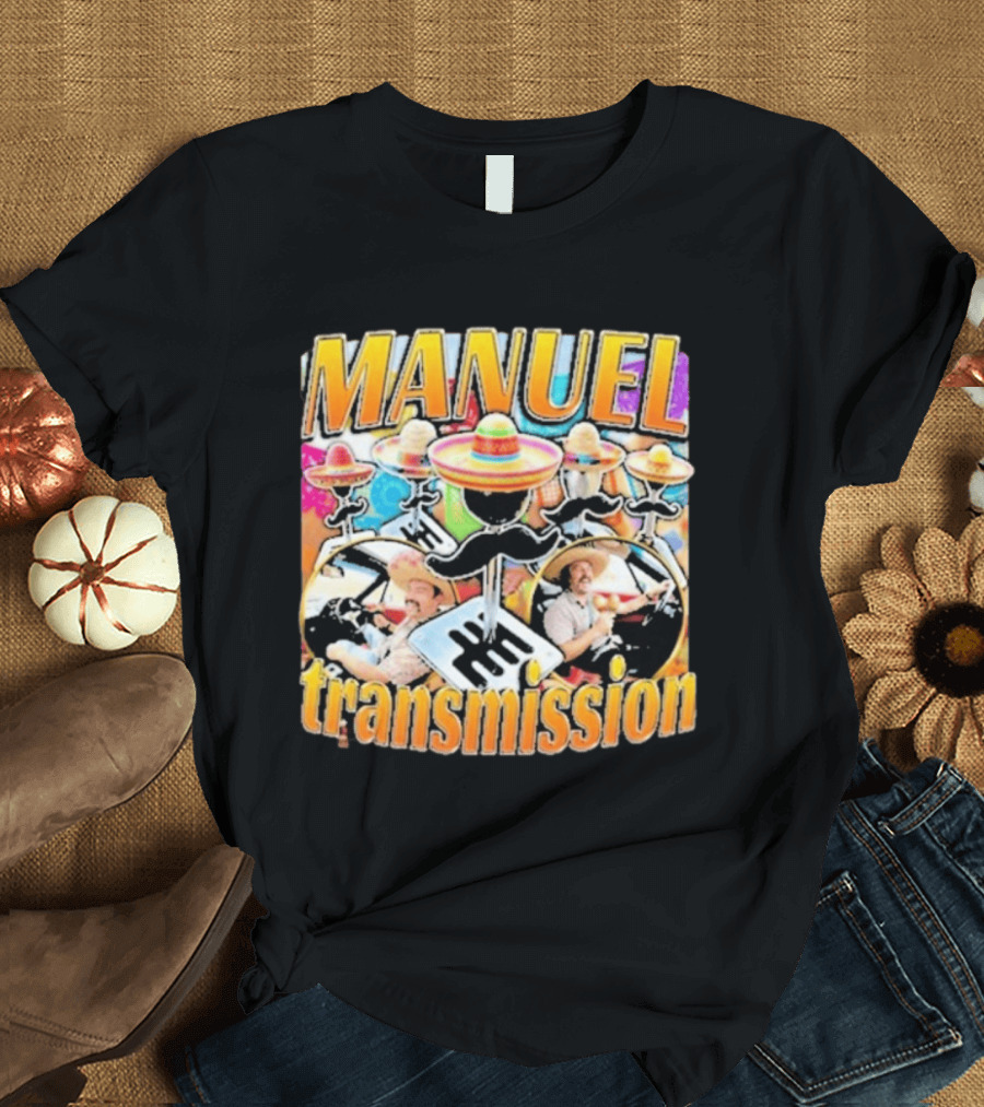 Manuel Transmission Sombrero Gear Shift Mexican T-Shirt