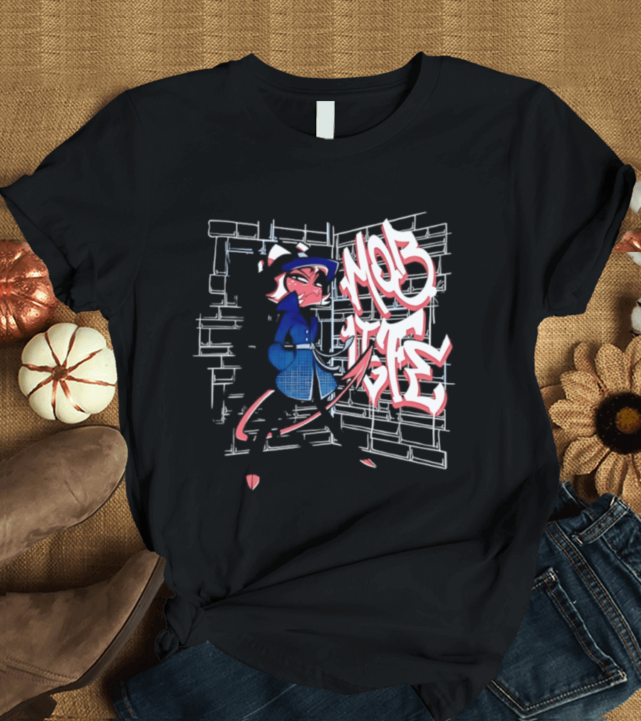 Helluva Boss Mob Life Urban Style Graffiti T-Shirt