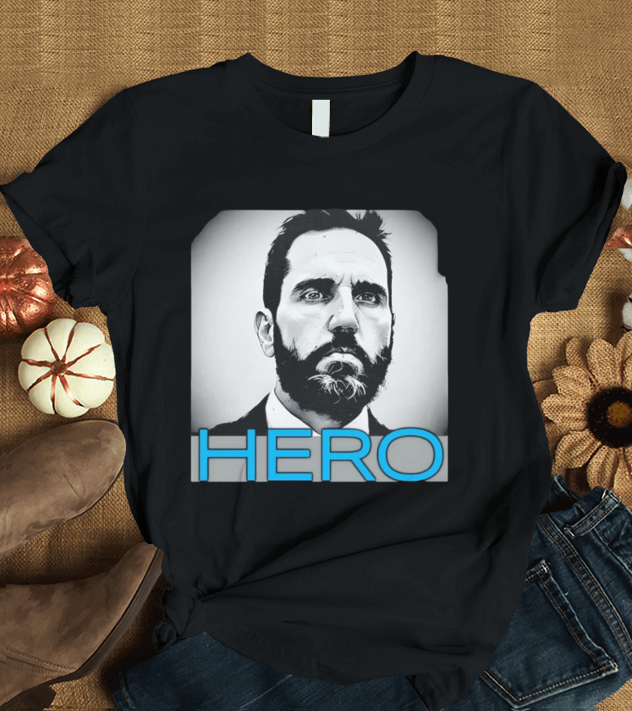 Jack Smith Hero Portrait Black And White T-Shirt