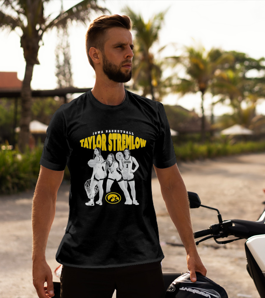 Taylor Stremlow Iowa Hawkeyes Basketball 90s Style Retro Sports T-Shirt