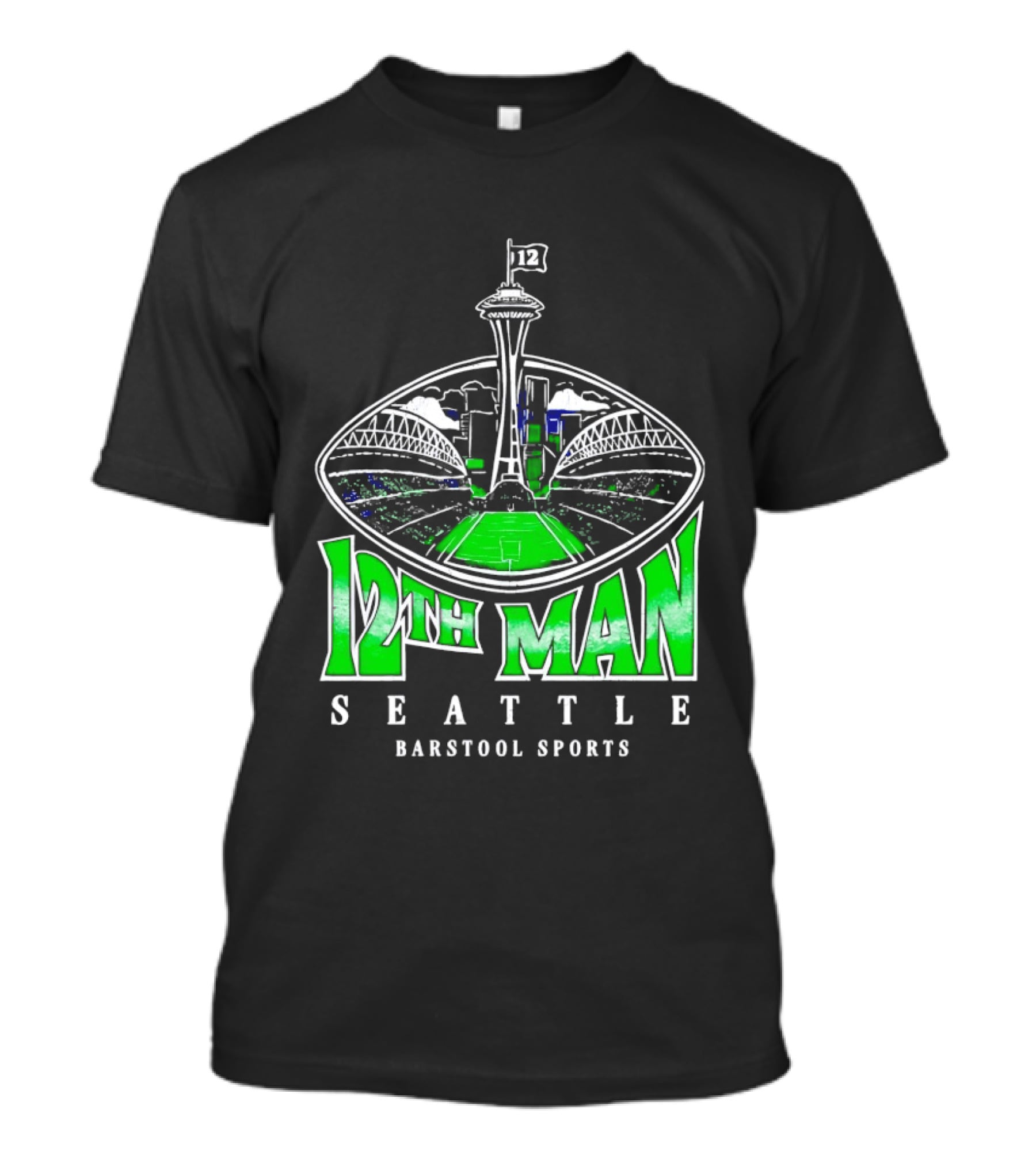 Seattle 12th Man Barstool Sports T-Shirt