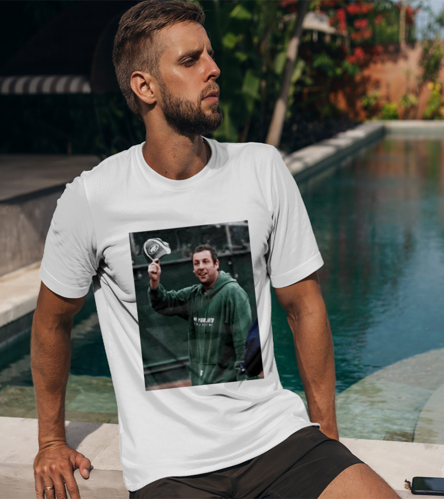 Adam Sandler New York Jets Fan Football T-Shirt