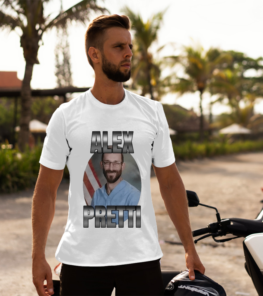 Alex Pretti American Flag T-Shirt