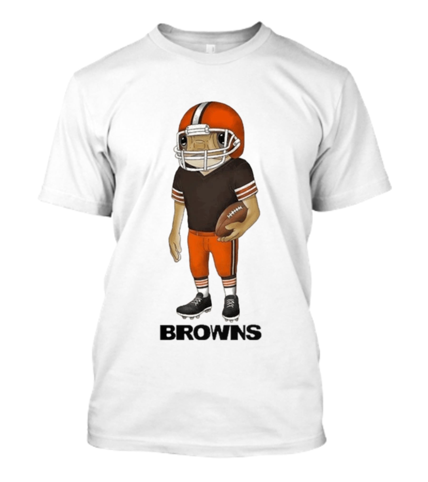 Bad Bunny Cleveland Browns Concho Helmet Mascot Browns T-Shirt