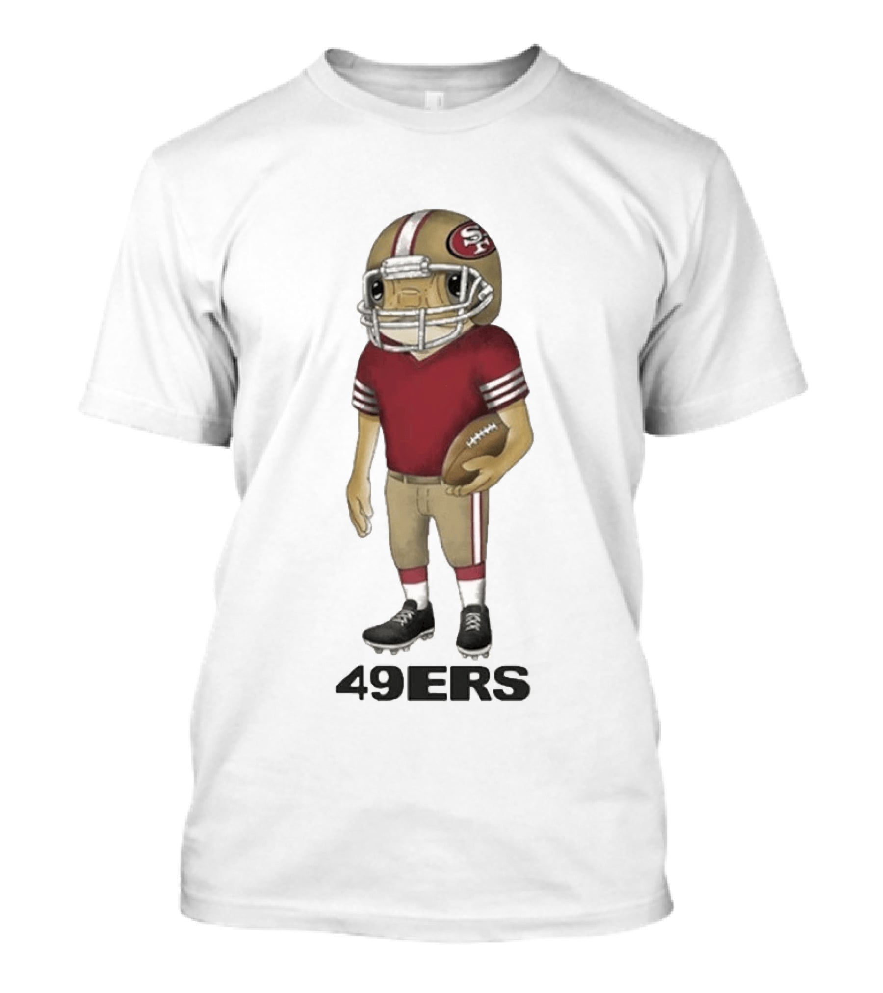 Bad Bunny San Francisco 49ers Football Helmet T-Shirt