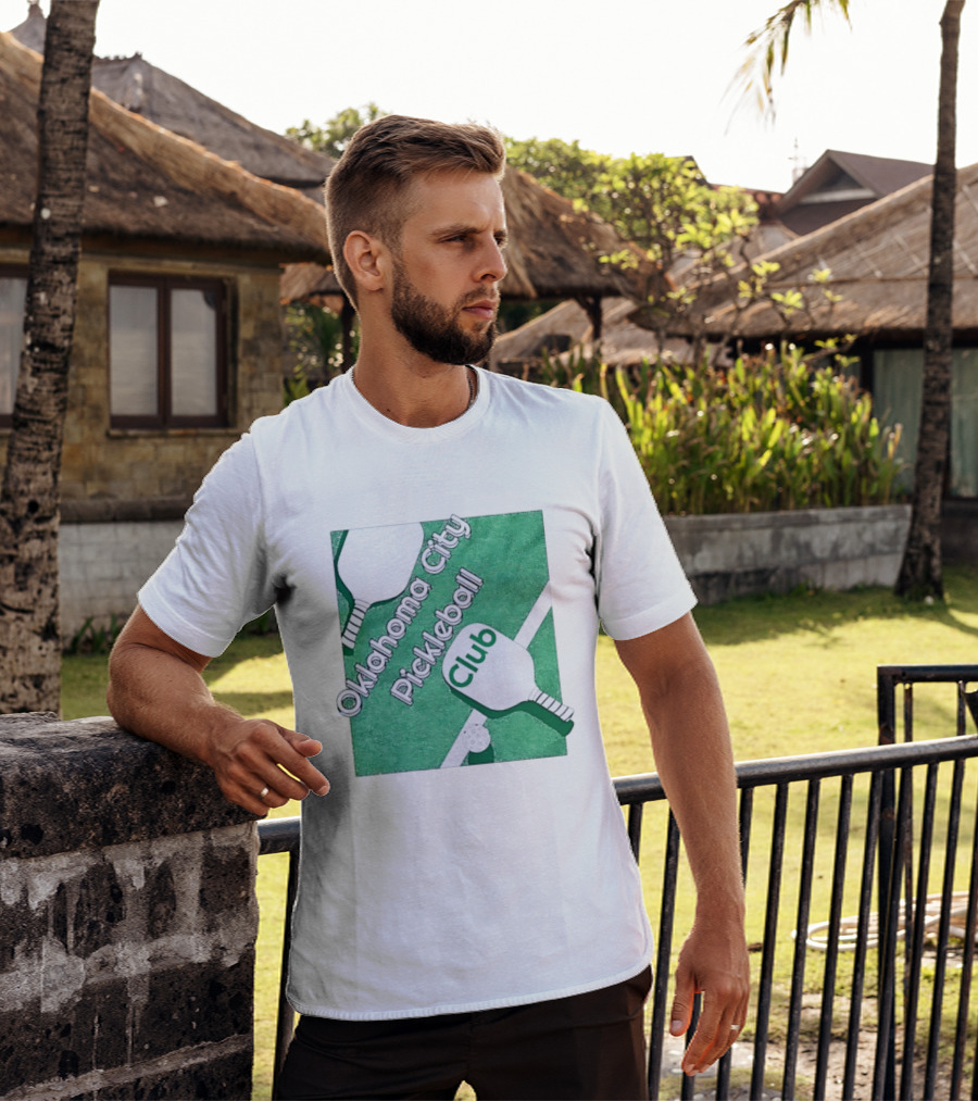 Oklahoma City Pickleball Club Paddle Court 2026 T-Shirt