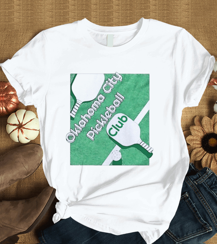 Oklahoma City Pickleball Club Paddle Court 2026 T-Shirt