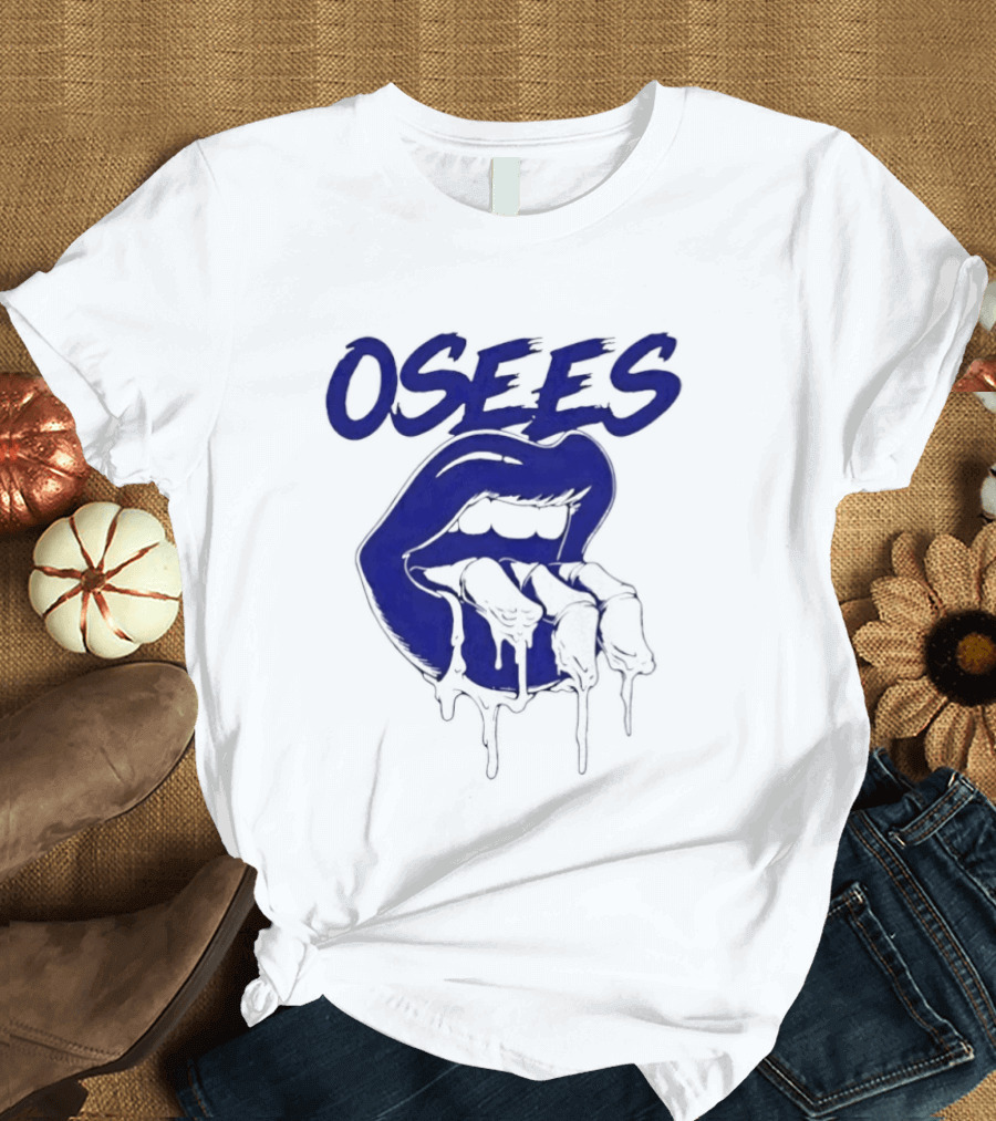 Osees Mouth With Dripping Blue Fingers T-Shirt