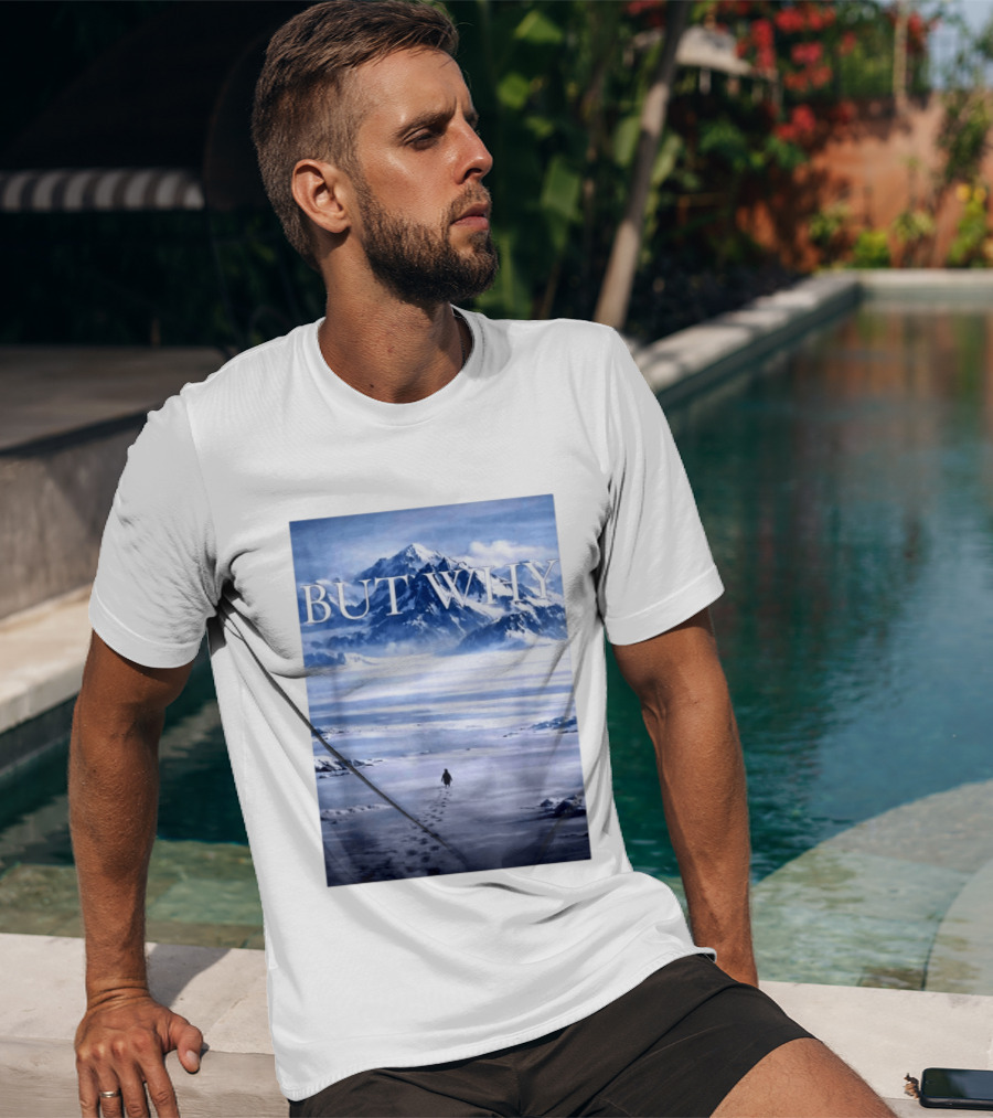 But Why Penguin Mountains T-Shirt