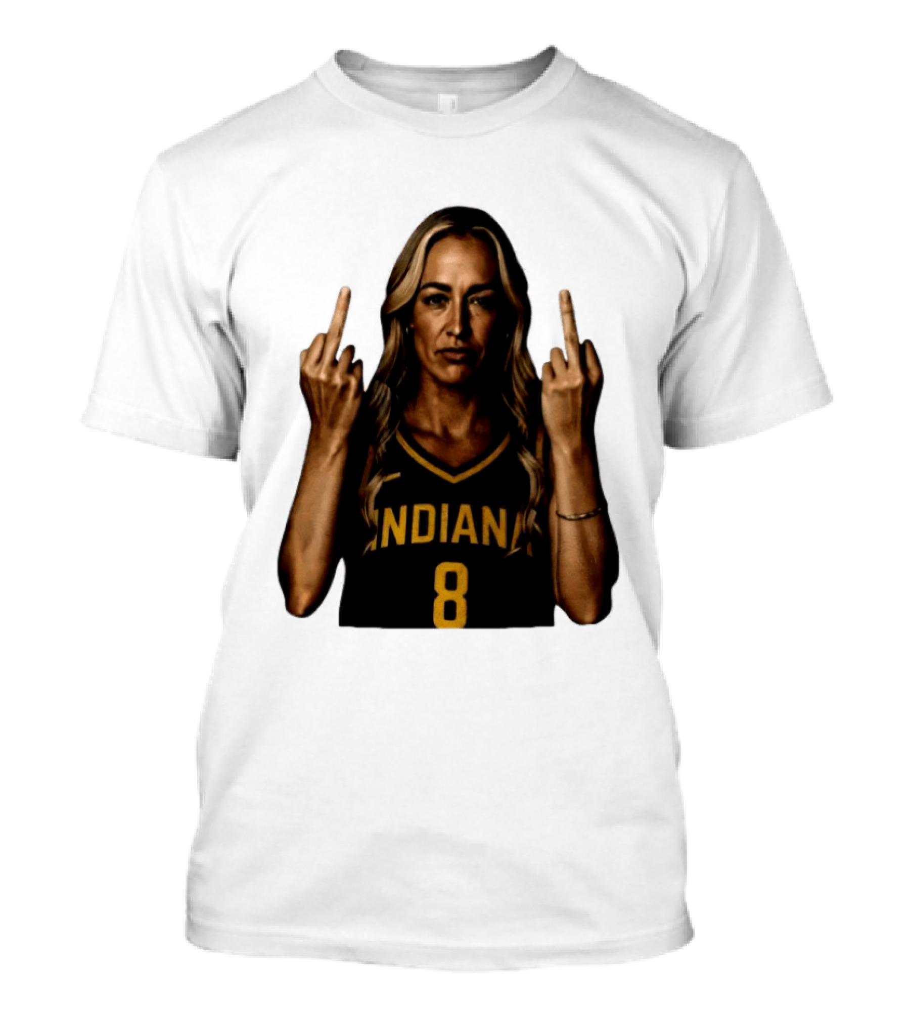 INDIANA 8 Flipping The Bird T-Shirt