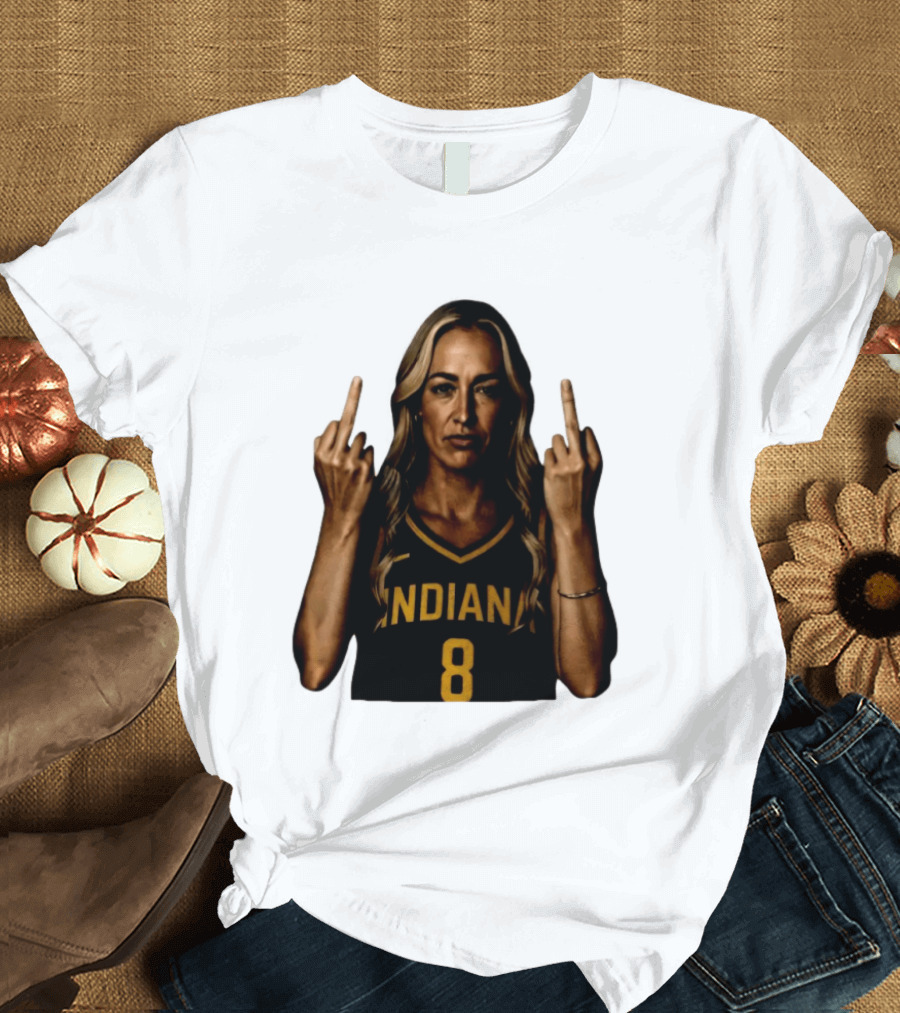 INDIANA 8 Flipping The Bird T-Shirt