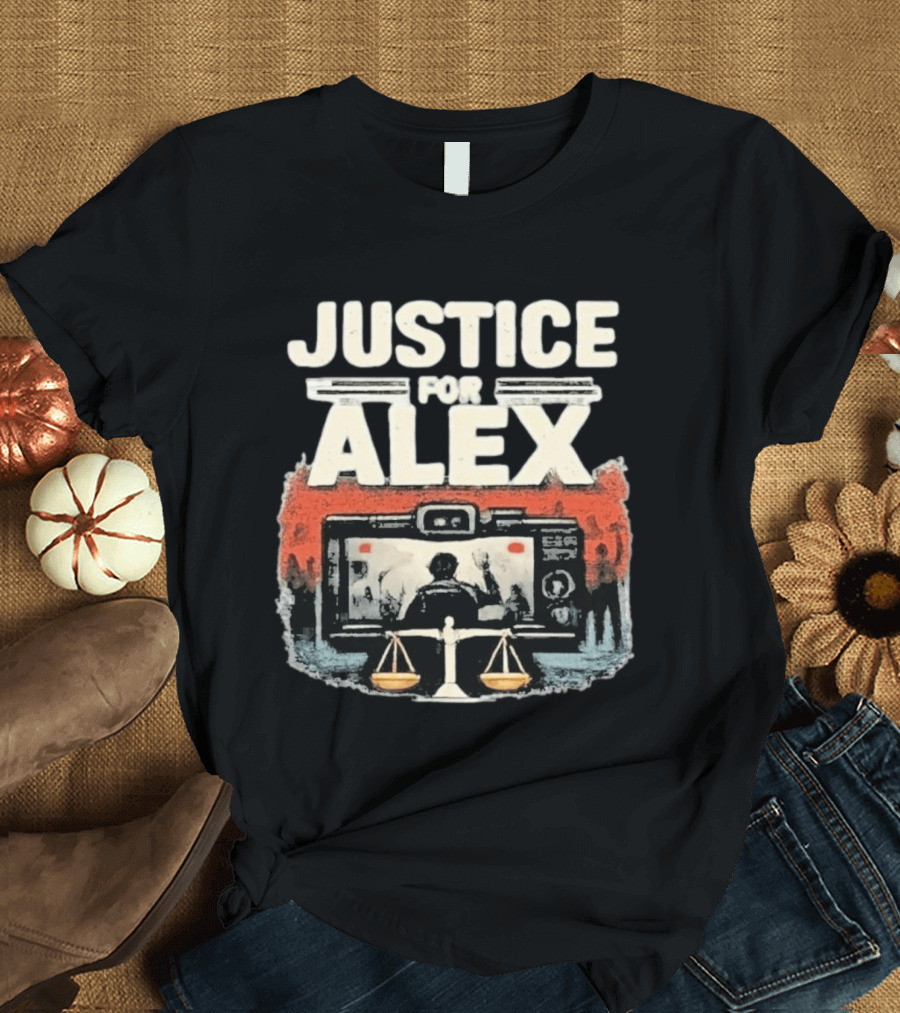 Justice For Alex Memorial Tribute Scales Of Justice T-Shirt