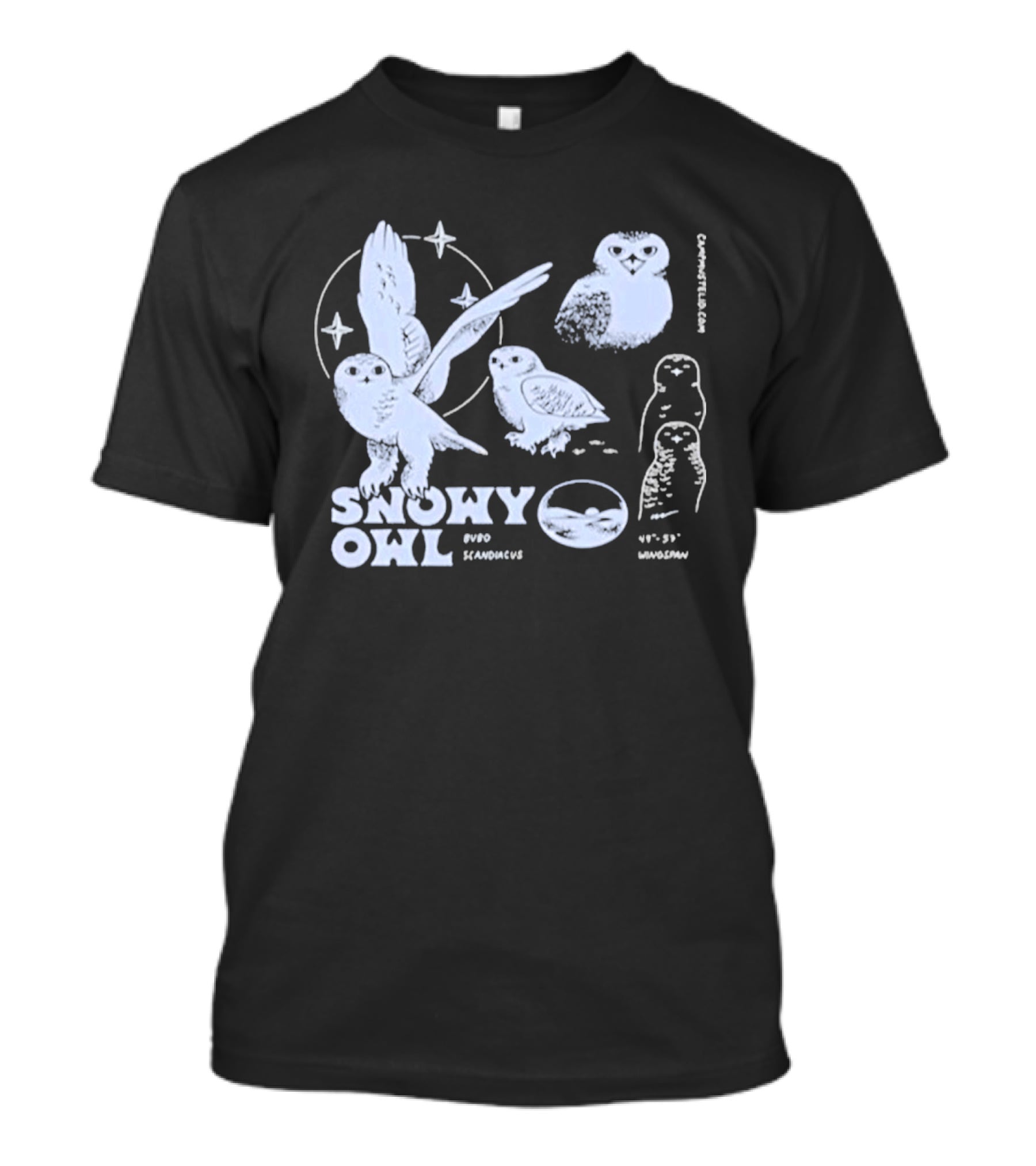 Camp Mustelid Snowy Owl It's By Mammals T-Shirt