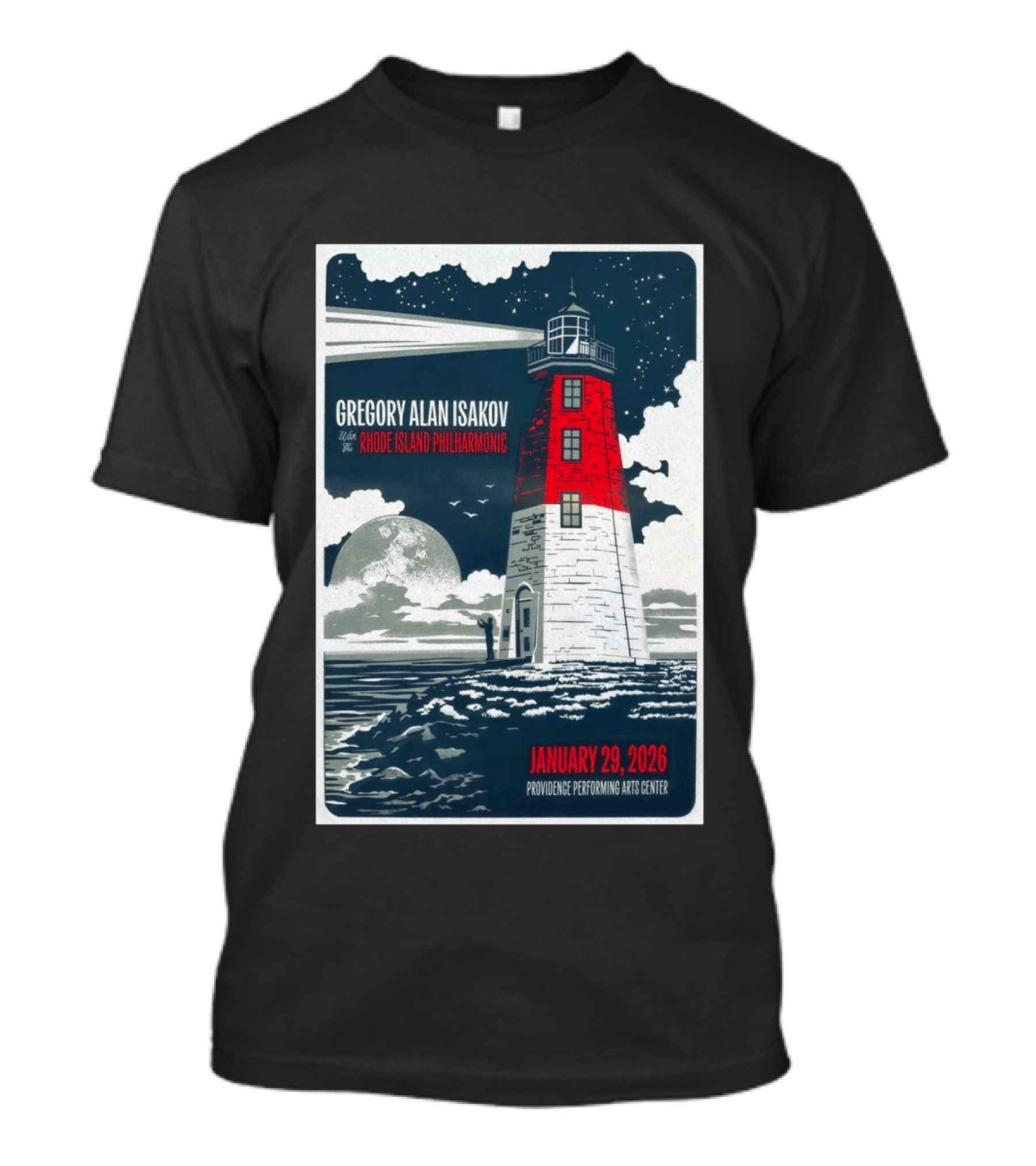 Gregory Alan Isakov Rhode Island Philharmonic Providence Performing Arts Center January 29 2026 T-Shirt