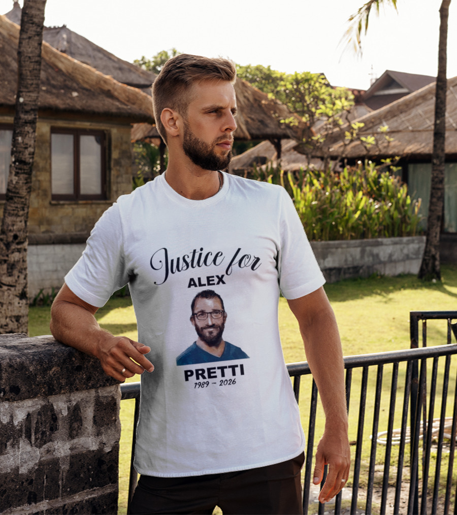 Justice For Alex Pretti 1989 2026 Memorial T-Shirt