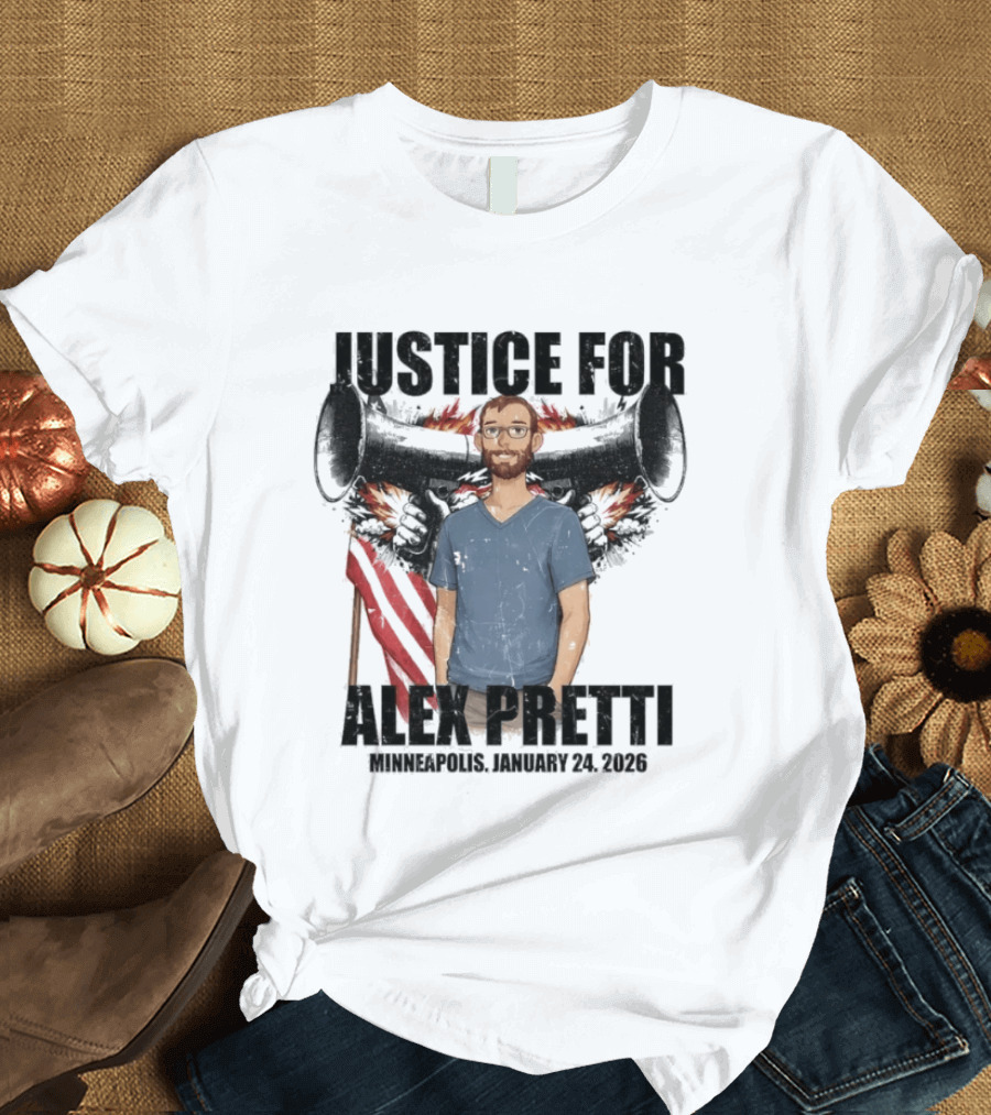 Justice For Alex Pretti Remembering August 24 2020 T-Shirt