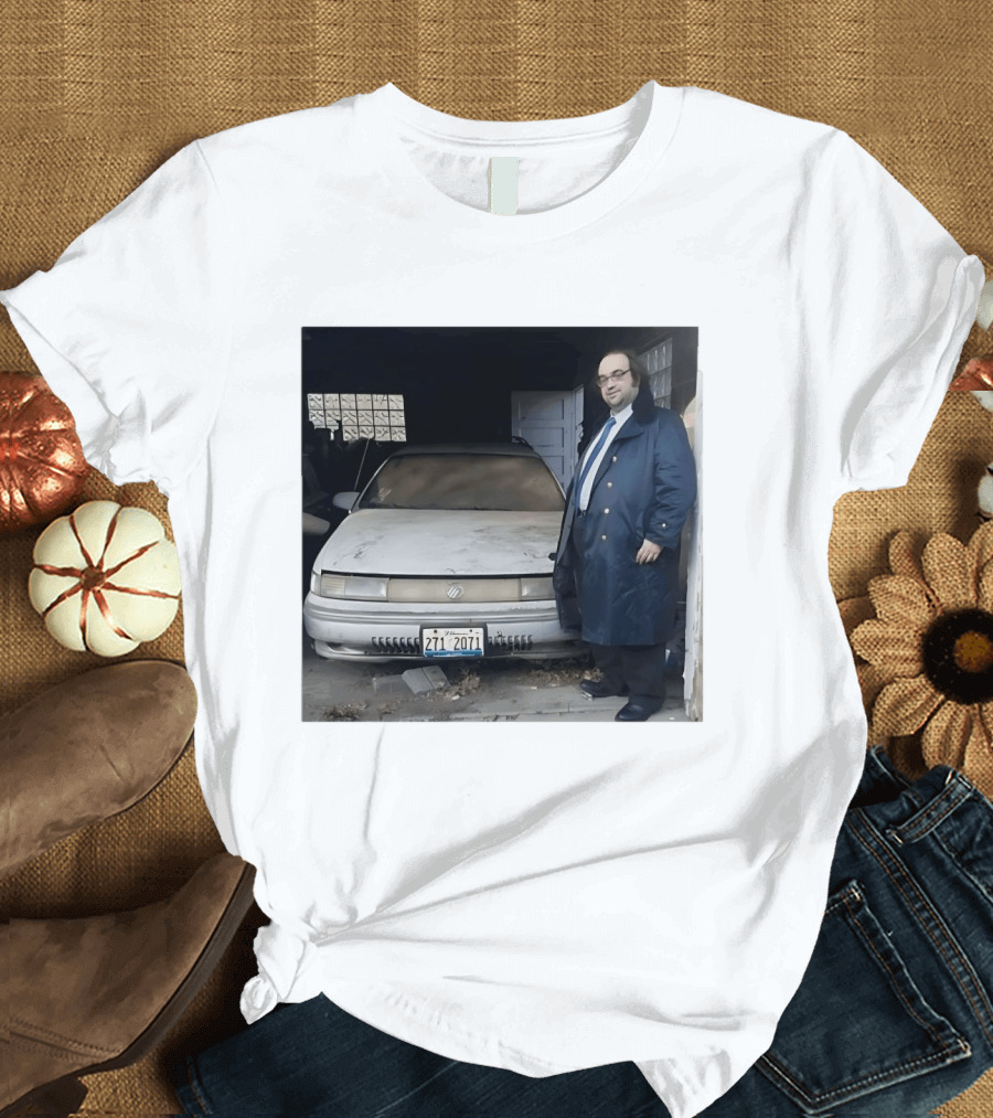 Mercury Sable Wagon 271 2071 Illinois License Plate Classic Scene T-Shirt