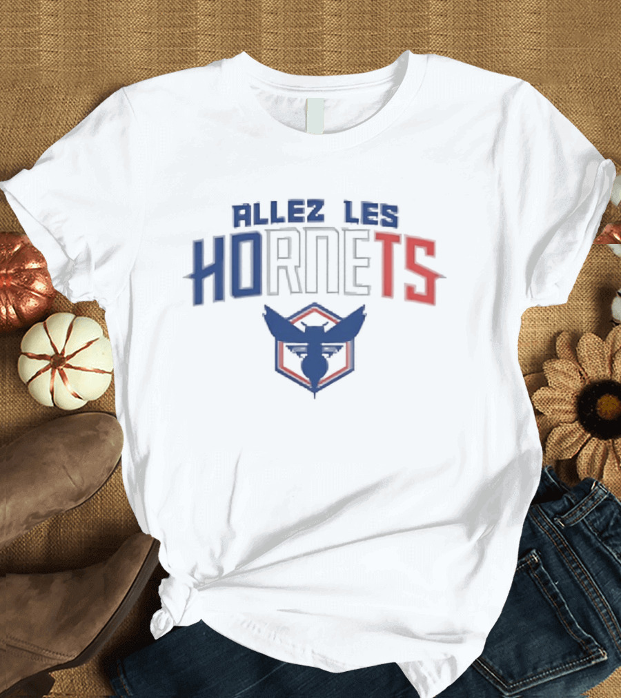 Allez Les Hornets Charlotte Buzzing Supporters T-Shirt