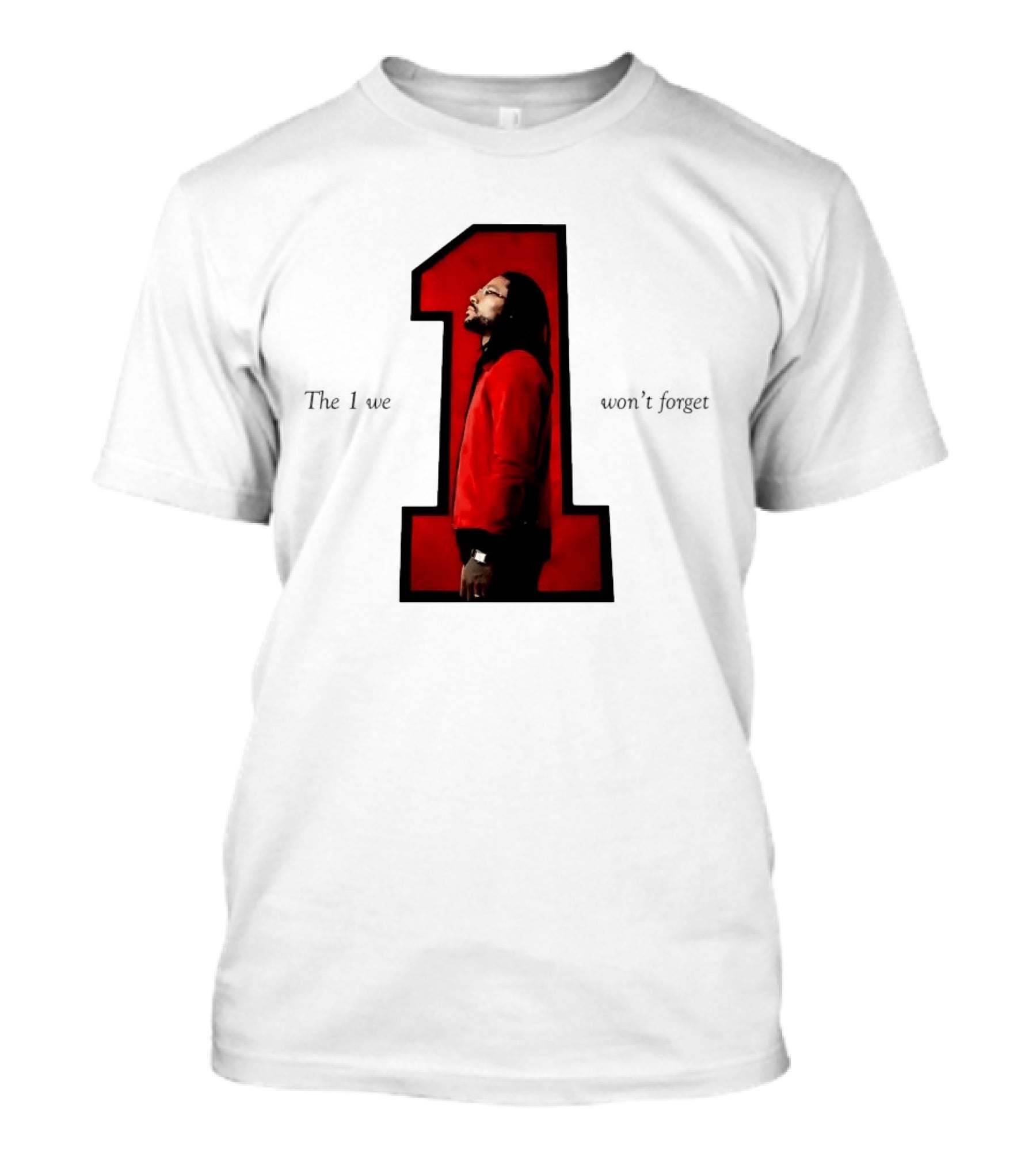 Derrick Rose The 1 We Won't Forget Iconic Red Jacket Legend T-Shirt