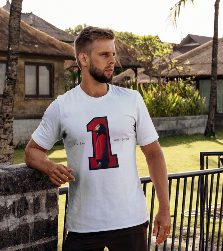 Derrick Rose The 1 We Won't Forget Iconic Red Jacket Legend T-Shirt