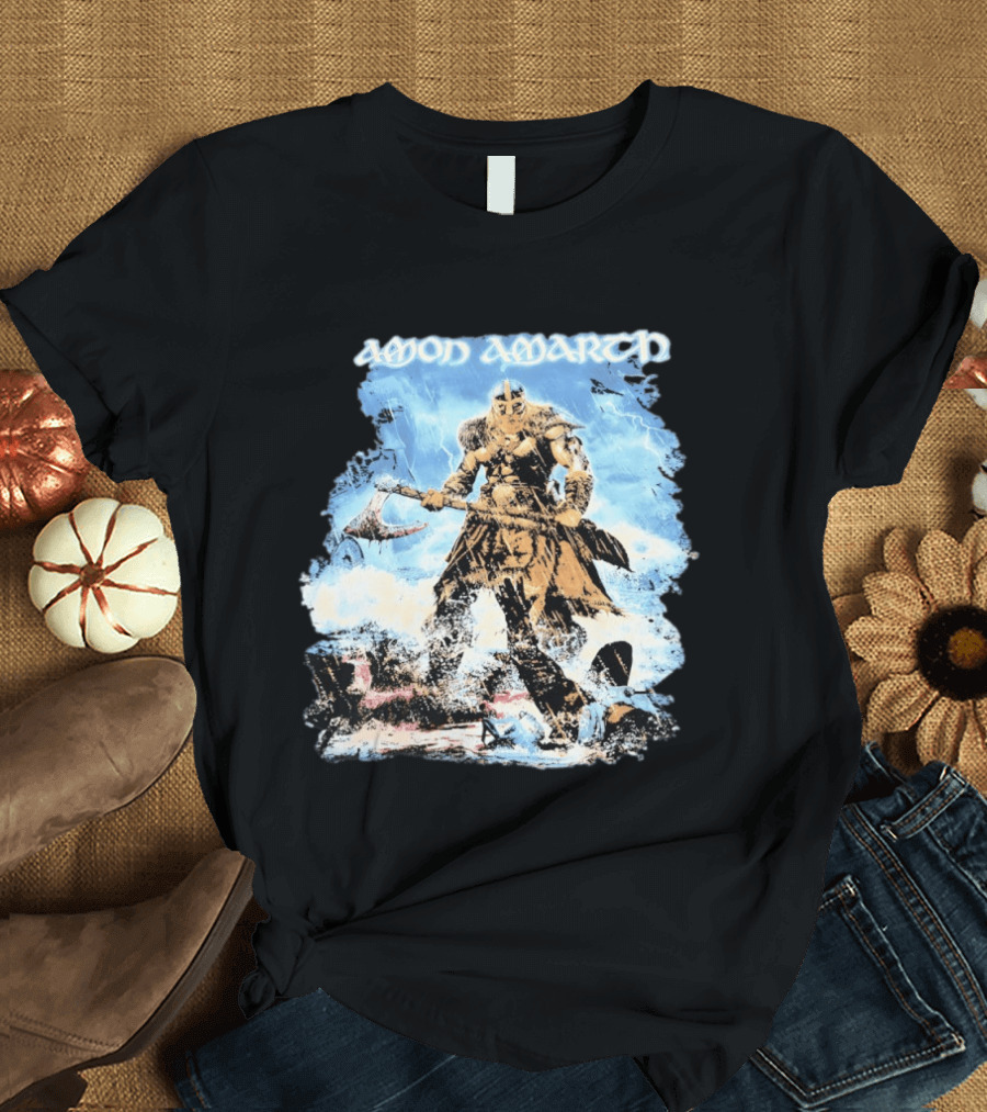 Amon Amarth Jomsviking Warrior With Axe T-Shirt