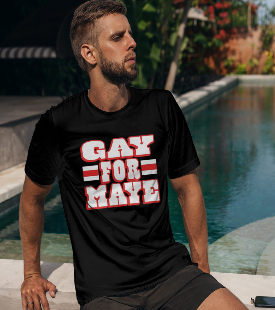 Gay For Maye New England Patriots Drake Maye T-Shirt