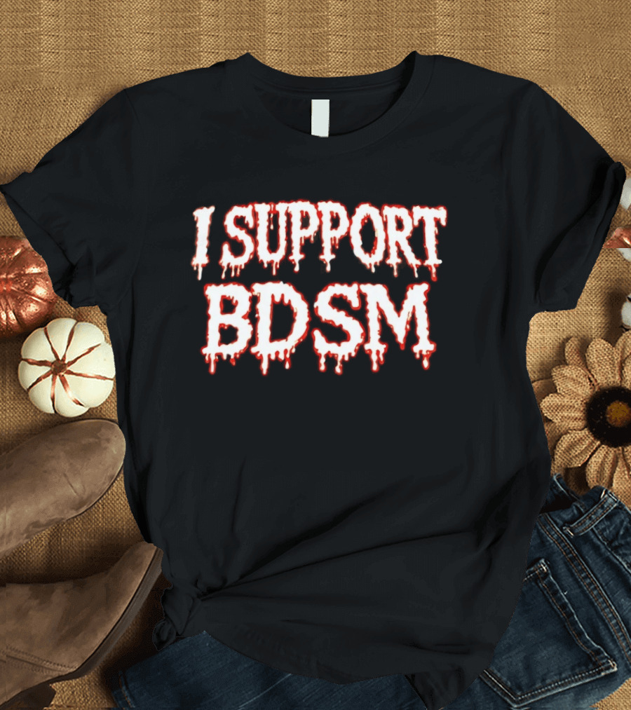 I Support Blood Donating Scary Movies T-Shirt