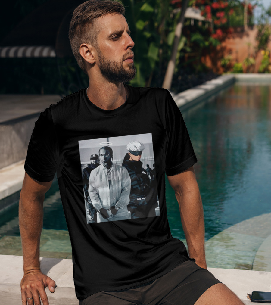 Jujutsu Kaisen Gojo Satoru Pop Smoke Collaboration T-Shirt