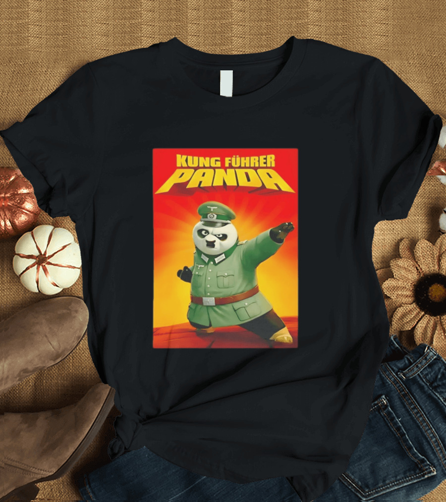 Kung Führer Panda Officer T-Shirt