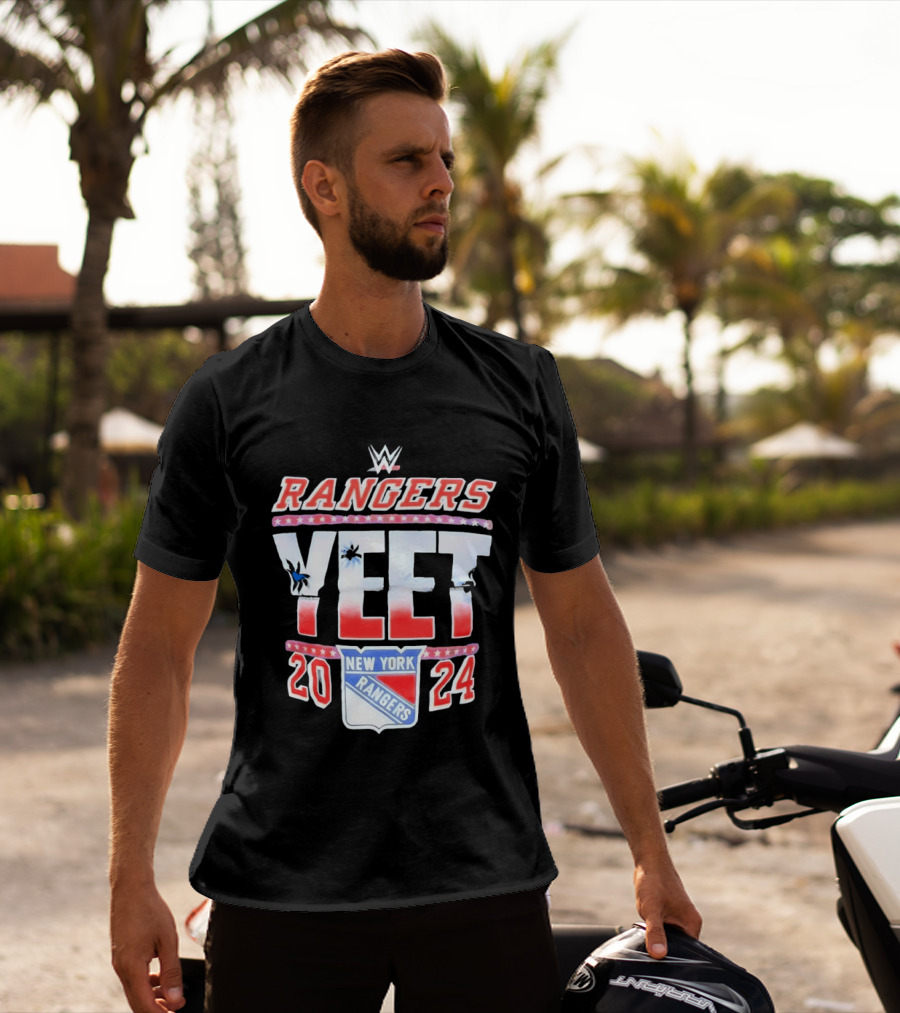WWE Rangers Yeet 2024 New York Rangers T-Shirt