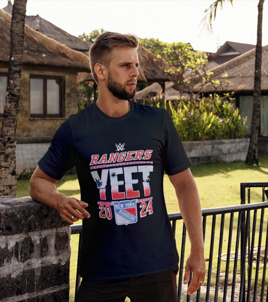WWE Rangers Yeet 2024 New York Rangers T-Shirt