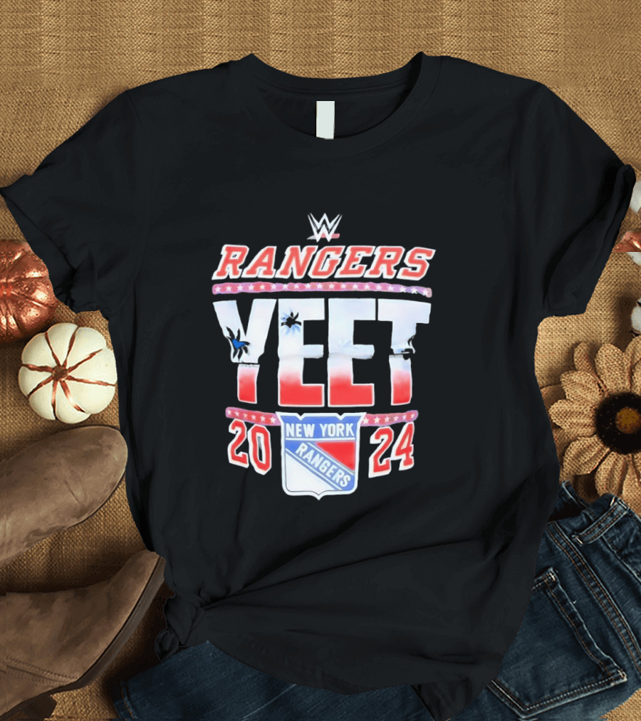 WWE Rangers Yeet 2024 New York Rangers T-Shirt